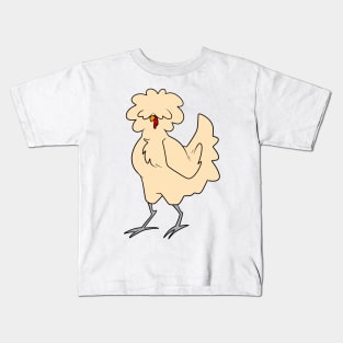 Buff Laced Polish Hen Chicken Kids T-Shirt